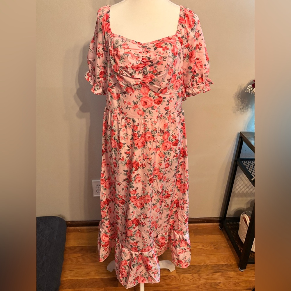 Floral Pink Dress
